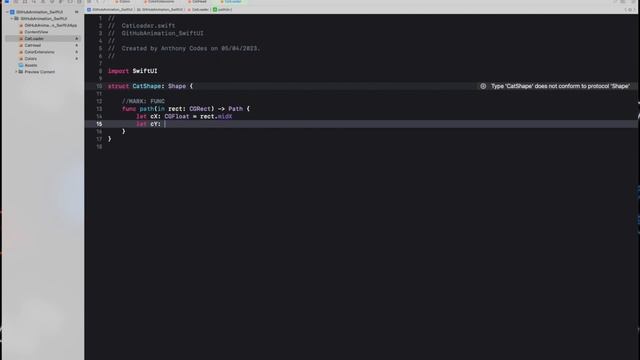 How I Created a GitHub Animation in SwiftUI and Xcode 15 WWDC 2023 смотреть онлайн