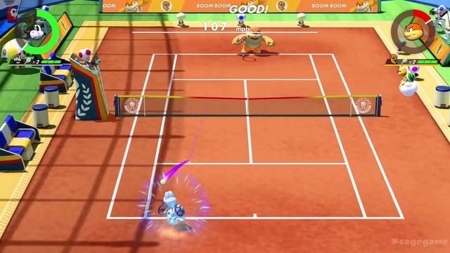 Mario Tennis Aces Dry Bones DLC Gameplay смотреть онлайн