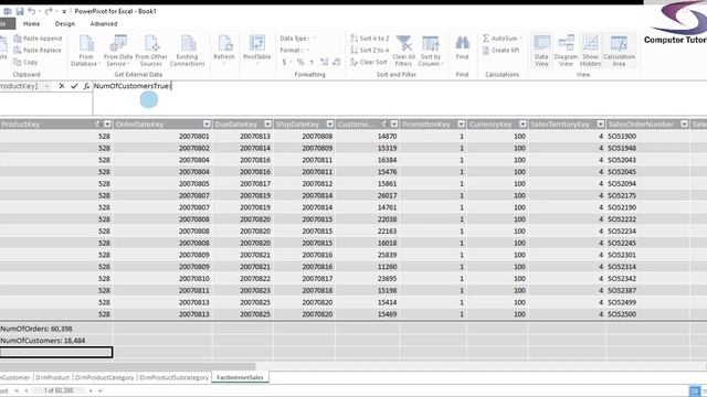 PowerPivot Calculate Function смотреть онлайн