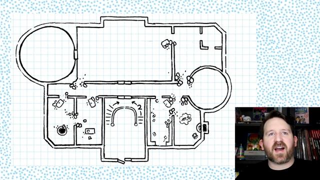 Drawing a Fantasy Castle Map for D&D!!! смотреть онлайн