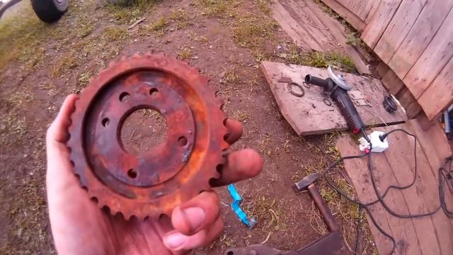 Постройка караката преломки с двумя КПП, без токарных работ. Часть 1-рама, мосты, кулак, КПП2108. смотреть онлайн