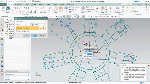 NX sketch COPY and PASTE tutorial|siemens nx |RK CAD CAM смотреть онлайн