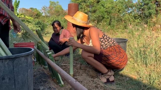 Farm girl in the wild ep14: Look what I can do with bamboo (sticky rice) смотреть онлайн