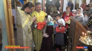 ПРИЧАСТИЕ  ДЕТЕЙ В ХРАМЕ. 12 НОЯБРЯ 2017 года