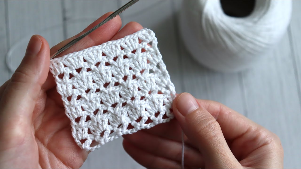 ПРОСТОЙ узор крючком смотреть онлайн