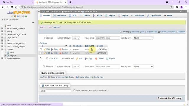 MYSQL PhpMyadmin Tool Demo смотреть онлайн