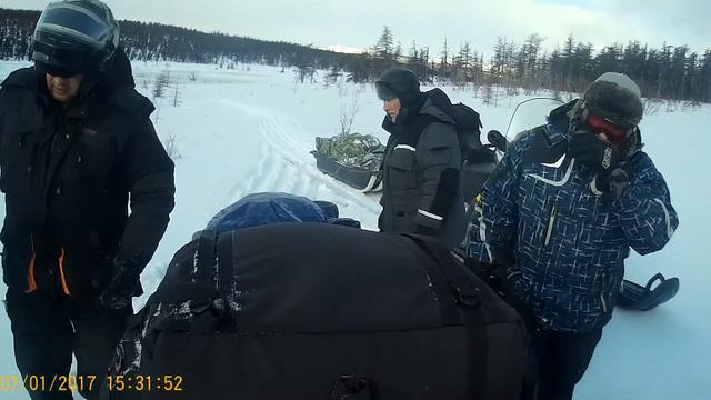 Поездка на бухту Мелковдная на снегоходе BRP Ski-Doo Skandic 900 ace смотреть онлайн