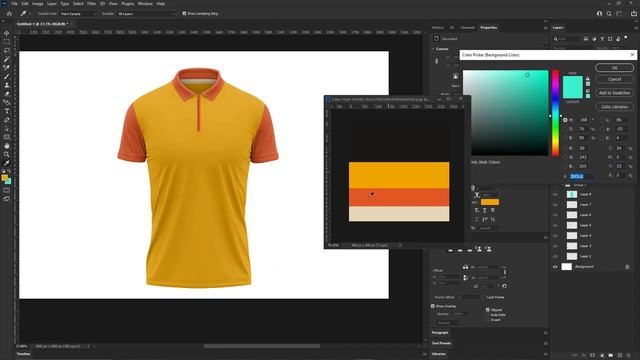 How to Make Mockup Polo t-Shirt Zipper In Photoshop | Photoshop Mockup Tutorial. смотреть онлайн