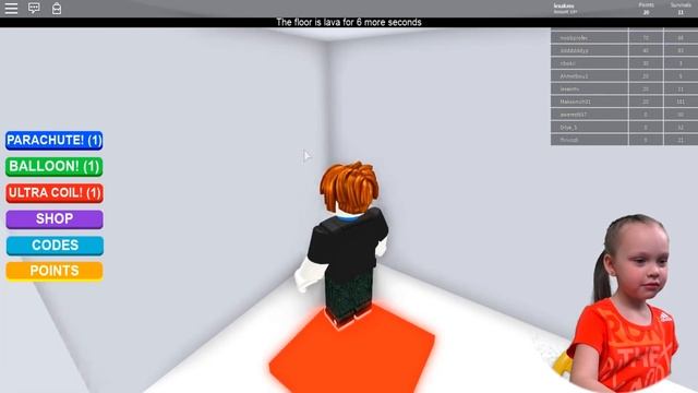 МИЛАНА и ПАПА в Челлендже ПОЛ ЭТО ЛАВА в ROBLOX! Floor is lava смотреть онлайн