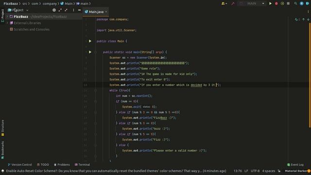 FizzBuzz Game || Java || game for kids #fizzbuzz смотреть онлайн