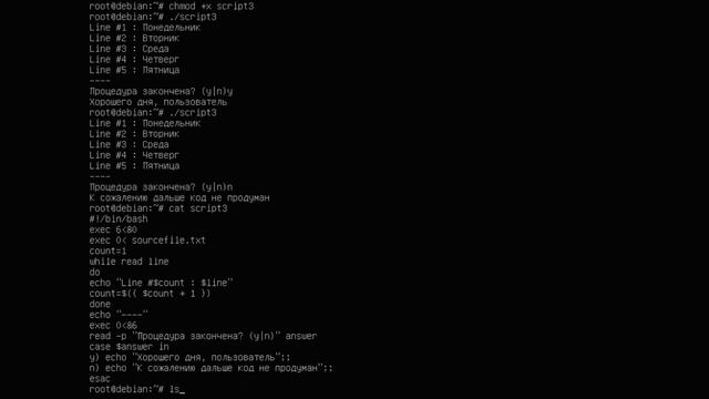 Администрирование Линукс (Linux) - Урок 39 - Написание скриптов на BASH (часть 7) - Кастомный IN|OU смотреть онлайн