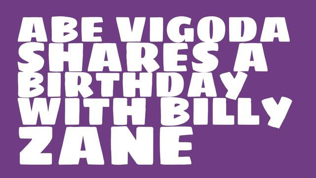 What was Abe Vigoda's astrological sign? смотреть онлайн
