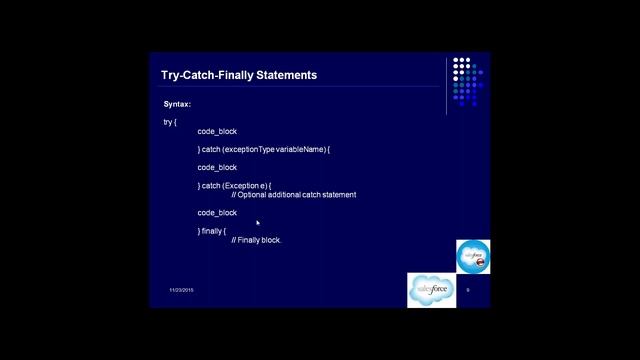 Debugging and Exception Handling in Apex | Try-Catch-Final Statements | www.jeet-singh.com смотреть онлайн