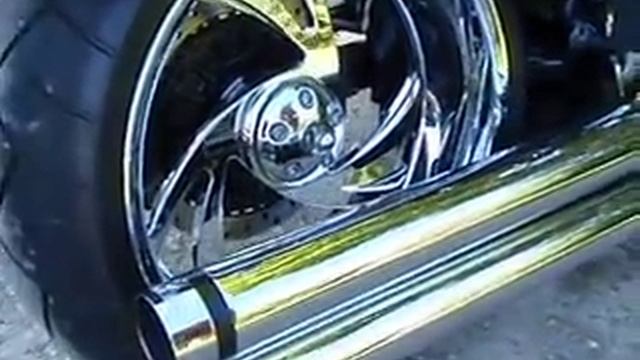 2009 Honda VTX 1300C Custom Chopper 240 Fat kit Single sided swingarm. (Not a SUMO-X kit) смотреть онлайн