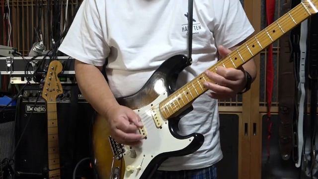 FenderJapan ST57 701990 & Kz TrebleBooster+TUBESCREAMER TS808+Orenge DarkTerror 001 смотреть онлайн