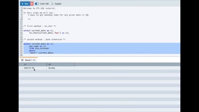 How to get day of the week for any given date ? Find out 3 different methods in this video. смотреть онлайн