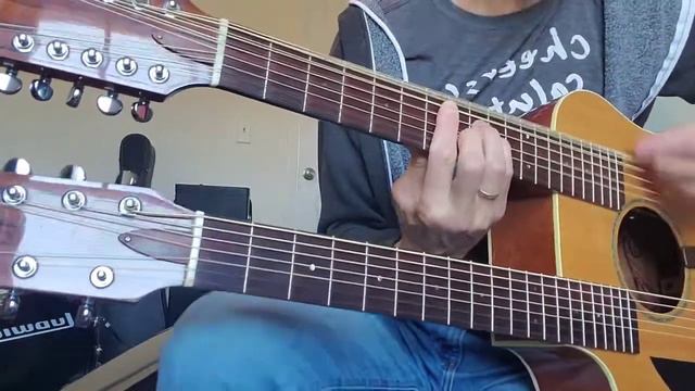 Pinball Wizard intro on 14 string acoustic guitar смотреть онлайн