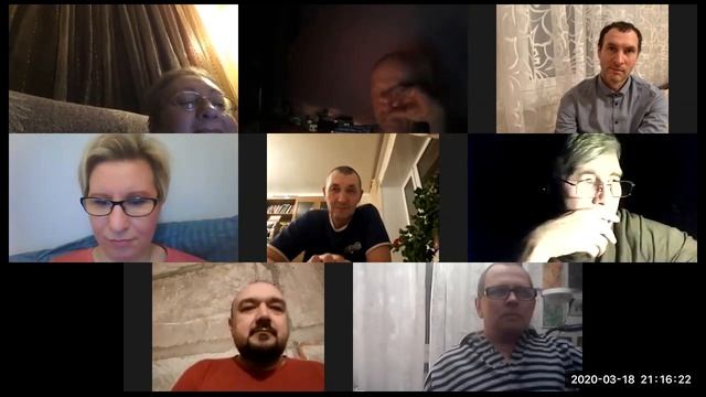 САТСАНГ Сергей Воробьев 18 03 20 вид галереи смотреть онлайн