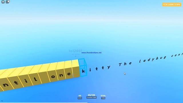I am attempting to go as fast as i can in Type Race! #roblox смотреть онлайн