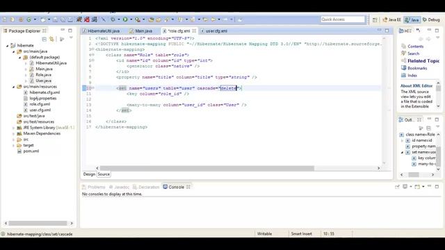 Java hibernate: XML мапинг, связь многие ко многим, урок 5! смотреть онлайн