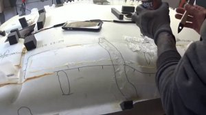 ремонт авто потолка  своими руками. (часть1)