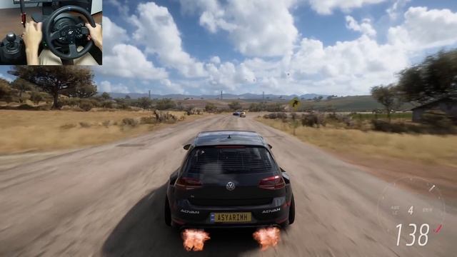 Rebuilding VOLKSWAGEN GOLF R MK7 (550HP) - Forza Horizon 5 | Thrustmaster T300RS gameplay смотреть онлайн