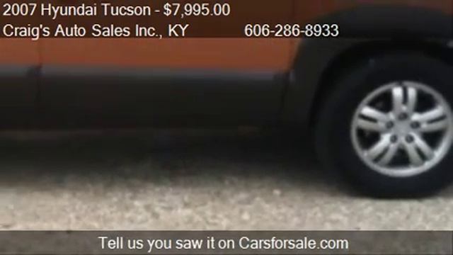 2007 Hyundai Tucson SE 2.7 4WD - For Sale In Olive Hill, KY