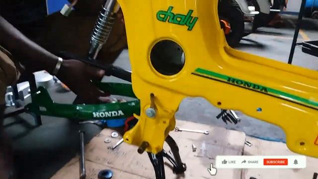 Honda Chaly Bike Full Restoration & Full Painting смотреть онлайн
