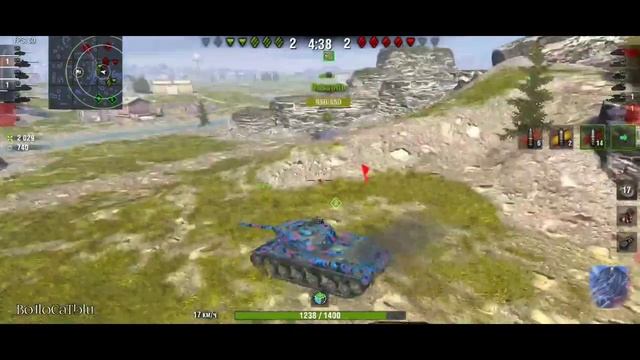 IS-2??-4058 урона. Мастер?Воин⚔️ Основной калибр #wotblitz #tanksblitz #блиц.mp4