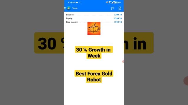 Best Forex Robot For Gold | 30% Growth in Week | Best Forex Gold Ea #forex #gold #forexrobot смотреть онлайн
