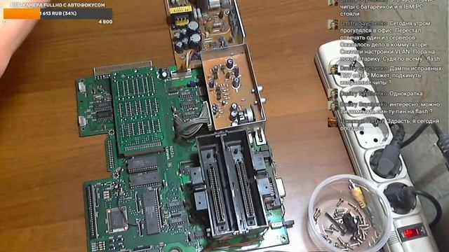 MSX Yamaha YIS503III - замена материнской платы. смотреть онлайн