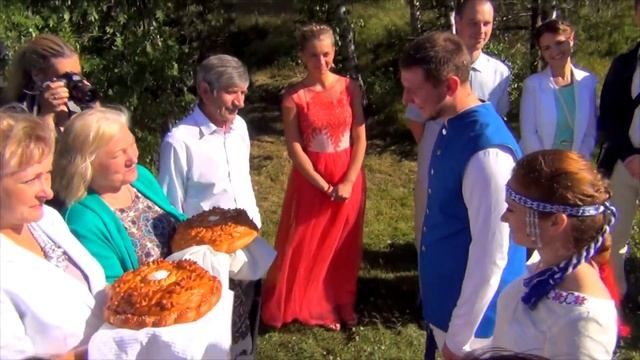 Свадьба Снежка и Солнца. Обряд венчания часть 1 смотреть онлайн