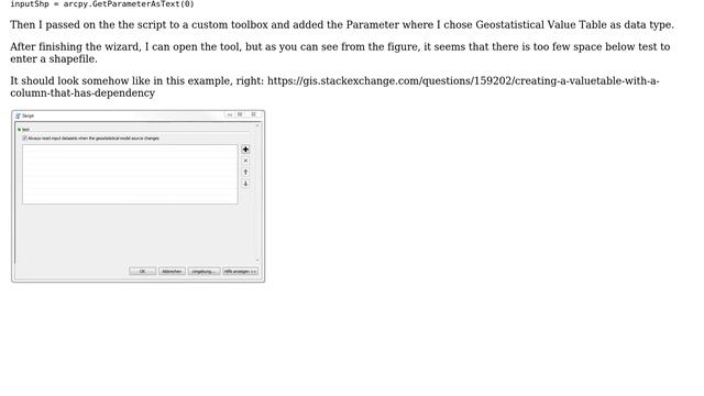 GIS: Value Table in Python Script not displayed correctly? смотреть онлайн