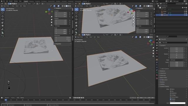 Build a Stylized Topographic Landscape in Blender смотреть онлайн