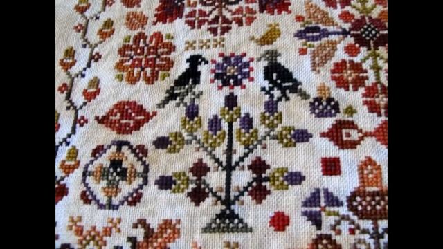 СП "Мечтая о сэмплере" Autumn Quakers от Rosewood Manor. Готовая работа смотреть онлайн