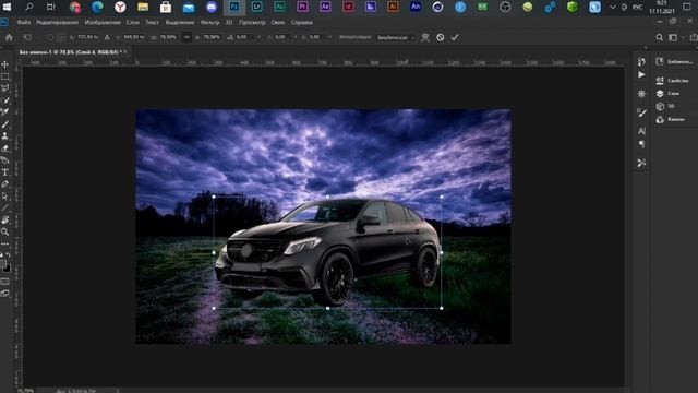 КАК ЗАМЕНИТЬ ФОН НА ФОТОГРАФИИ В ФОТОШОПЕ / ОБУЧАЛКА смотреть онлайн