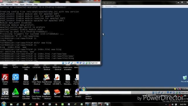 Konfigurasi WEB SERVER Debian 8 with( Apache2 and PHP 5) 2 Sub domain смотреть онлайн