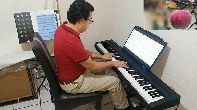 Por Una Cabeza -Carlos Gardel- Piano Yamaha P45b смотреть онлайн