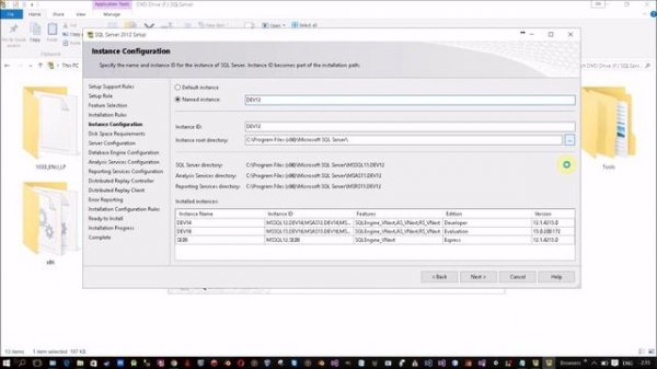 SQL Server 2012 Installation in Windows 10