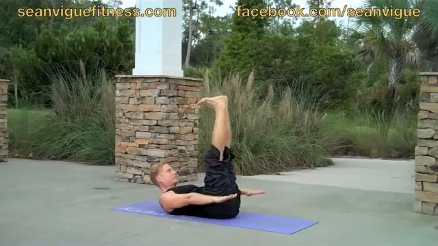 FULL 45 min Pilates Workout Video w Warm Up & Cool Down from Sean Vigue Fitness смотреть онлайн