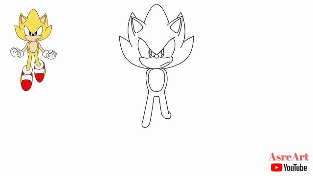 How to Draw Super Sonic | Sonic the Hedgehog смотреть онлайн