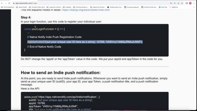 Expo Push Notifications for Individuals in Managed Workflow | React Native смотреть онлайн