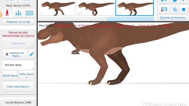 How to make a Dinosaur Walk(Stick Nodes) смотреть онлайн