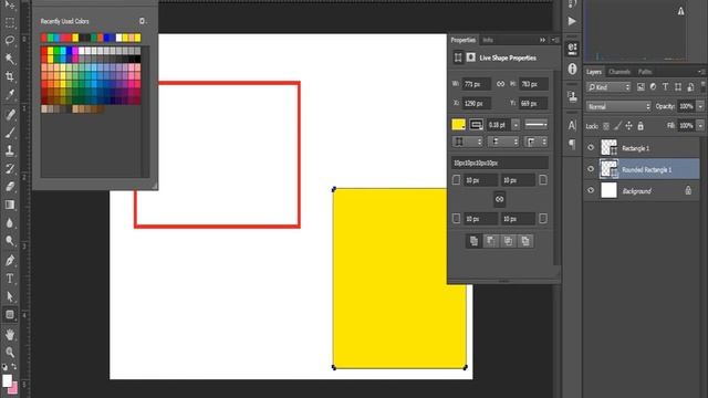 How to draw Outline of circle,square Updated || Photoshop смотреть онлайн