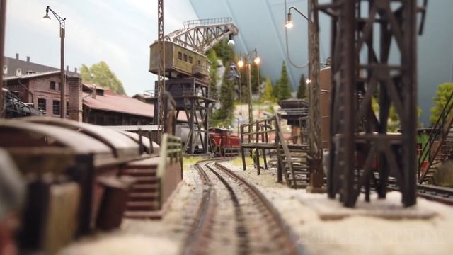 Steam Locomotive And Ho Scale Trains: Model Railroad Operation Session In Virgental By Wim De Zee
