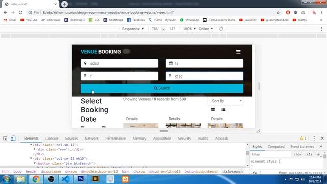 How to convert Psd to Bootstrap 4 in Hindi - Part - 8 смотреть онлайн