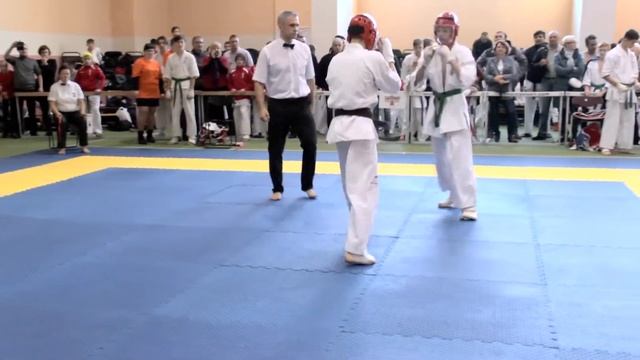 Кёкушинкан каратэ | Чемпионат Гродненской области 2018 | Юноши 14-16 до 55 кг смотреть онлайн