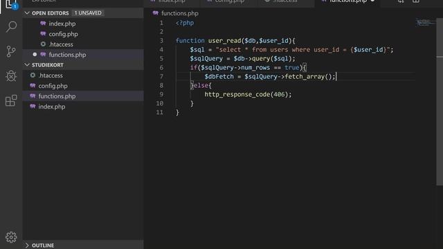 API & APP 005 - User Read del 1 смотреть онлайн