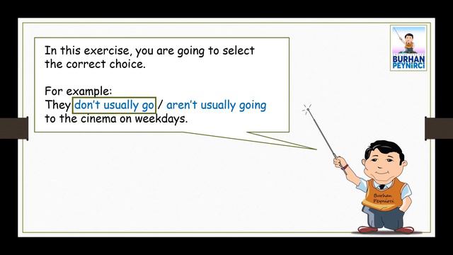 Simple Present or Present Continuous + PDF - Exercises with answers - Easy English Lessons смотреть онлайн