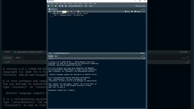 Geometric mean with R смотреть онлайн